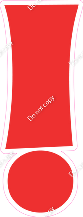 KG 23.5" Individuals - Flat Red !