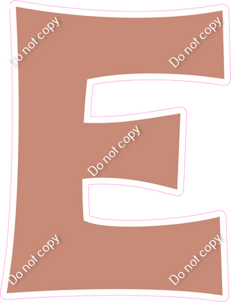 KG 23.5" Individuals - Flat Rose Gold E