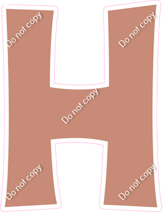 KG 23.5" Individuals - Flat Rose Gold H