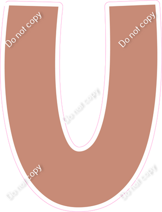 KG 23.5" Individuals - Flat Rose Gold U