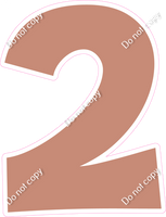 KG 23.5" Individuals - Flat Rose Gold 2