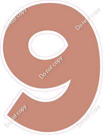 KG 23.5" Individuals - Flat Rose Gold 9