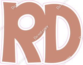 KG 23.5" Individuals - Flat Rose Gold RD