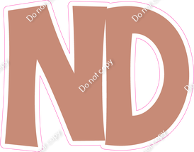 KG 23.5" Individuals - Flat Rose Gold ND