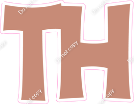 KG 23.5" Individuals - Flat Rose Gold TH