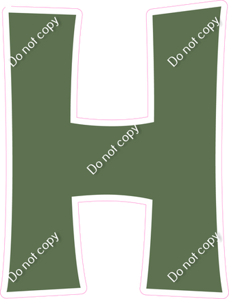 KG 23.5" Individuals - Flat Sage H
