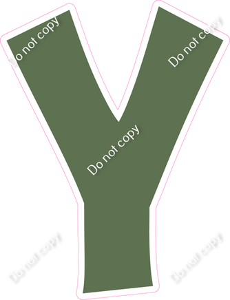 KG 23.5" Individuals - Flat Sage Y