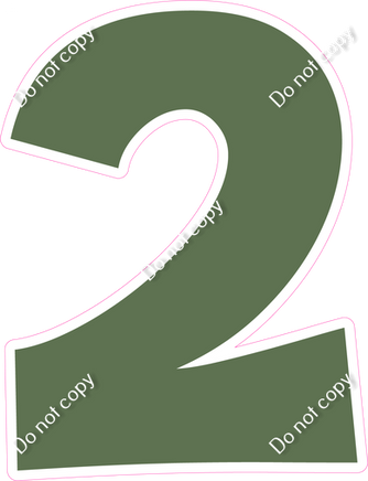 KG 23.5" Individuals - Flat Sage 2