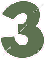 KG 23.5" Individuals - Flat Sage 3