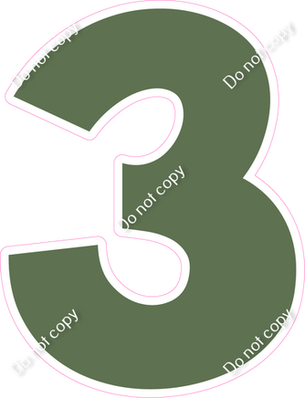 KG 23.5" Individuals - Flat Sage 3