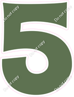 KG 23.5" Individuals - Flat Sage 5