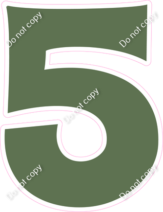 KG 23.5" Individuals - Flat Sage 5