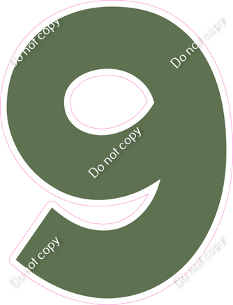 KG 23.5" Individuals - Flat Sage 9