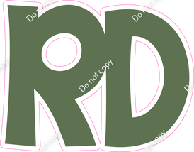 KG 23.5" Individuals - Flat Sage RD