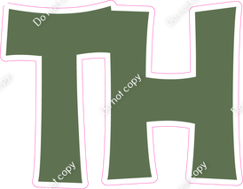 KG 23.5" Individuals - Flat Sage TH