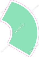 KG 23.5" Individuals - Flat Sea Foam Apostrophe