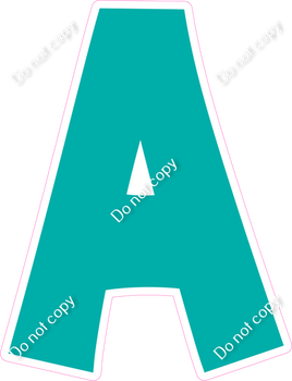 KG 23.5" Individuals - Flat Teal A