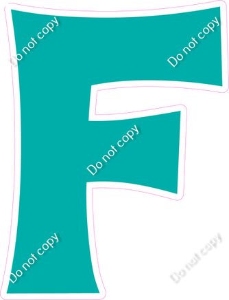 KG 23.5" Individuals - Flat Teal F