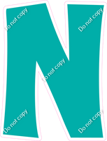 KG 23.5" Individuals - Flat Teal N