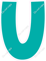 KG 23.5" Individuals - Flat Teal U