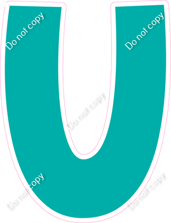 KG 23.5" Individuals - Flat Teal U