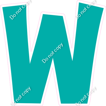 KG 23.5" Individuals - Flat Teal W