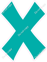 KG 23.5" Individuals - Flat Teal X