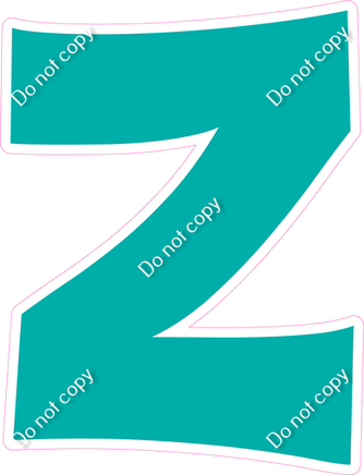 KG 23.5" Individuals - Flat Teal Z