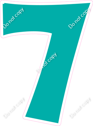 KG 23.5" Individuals - Flat Teal 7