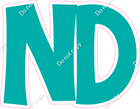 KG 23.5" Individuals - Flat Teal ND