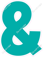 KG 23.5" Individuals - Flat Teal &