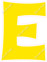 KG 23.5" Individuals - Flat Yellow E