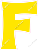 KG 23.5" Individuals - Flat Yellow F