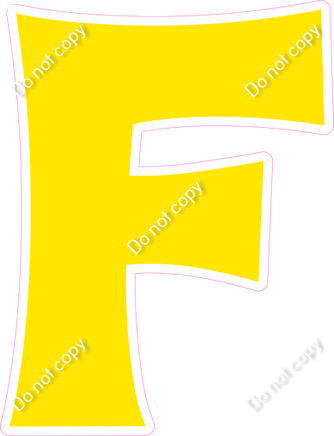 KG 23.5" Individuals - Flat Yellow F