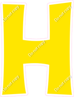 KG 23.5" Individuals - Flat Yellow H