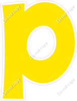 KG 23.5" Individuals - Flat Yellow P