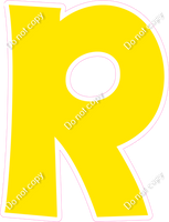 KG 23.5" Individuals - Flat Yellow R