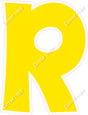 KG 23.5" Individuals - Flat Yellow R