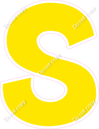 KG 23.5" Individuals - Flat Yellow S