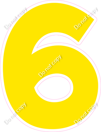 KG 23.5" Individuals - Flat Yellow 6