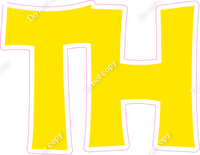 KG 23.5" Individuals - Flat Yellow TH