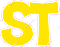 KG 23.5" Individuals - Flat Yellow ST