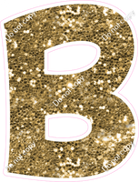 KG 23.5" Individuals - Gold Sparkle B