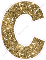 KG 23.5" Individuals - Gold Sparkle C