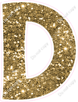 KG 23.5" Individuals - Gold Sparkle D