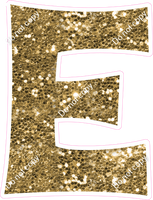 KG 23.5" Individuals - Gold Sparkle E