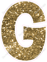 KG 23.5" Individuals - Gold Sparkle G