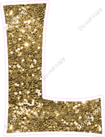 KG 23.5" Individuals - Gold Sparkle L