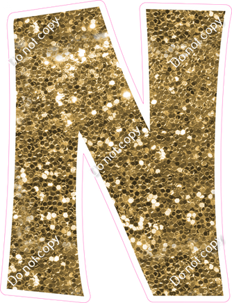 KG 23.5" Individuals - Gold Sparkle N