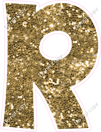 KG 23.5" Individuals - Gold Sparkle R